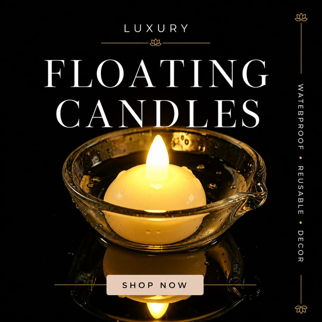 Floating LED Diya