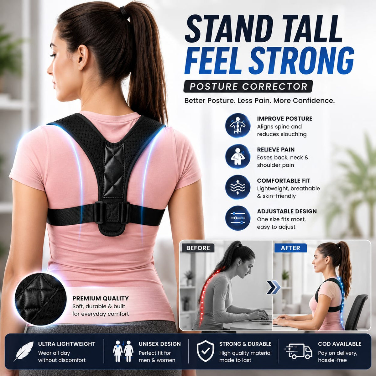 Shoulder Support Back Belt